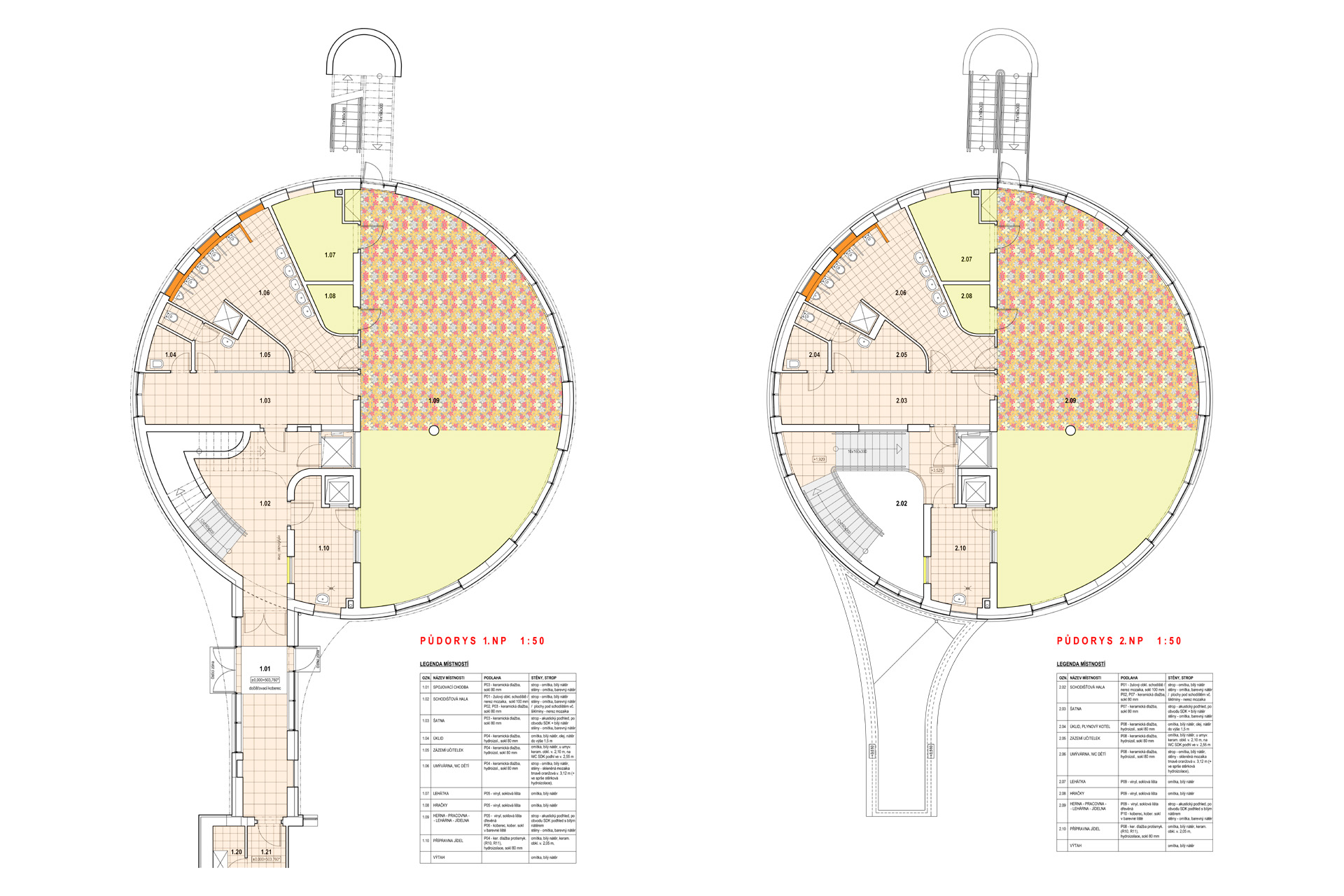 2021 - MS Nasavrky - V01 Pudorysy
