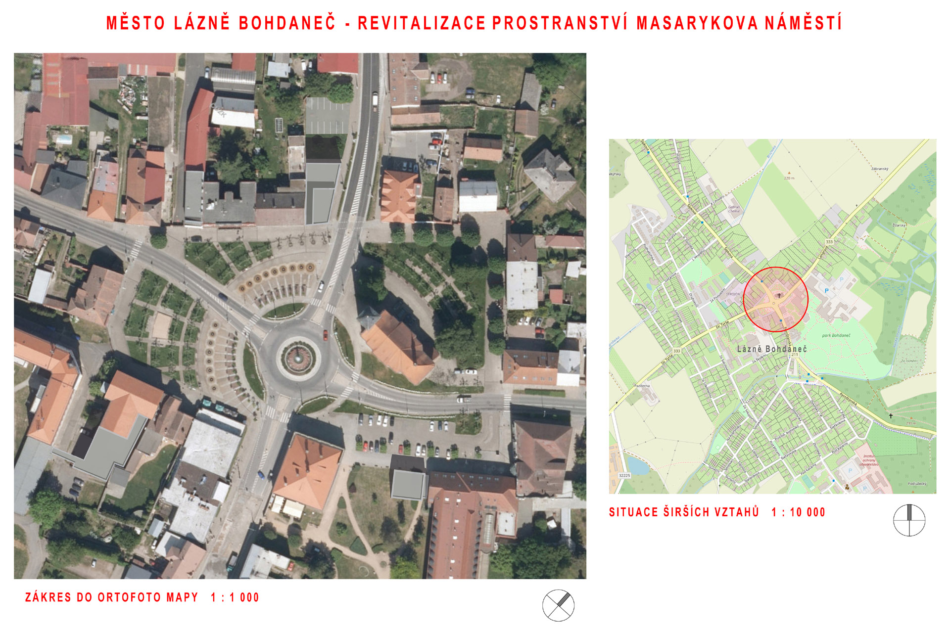 2023 - Bohdanec - Namesti - 01 - Sirsi Vztahy a Ortofoto