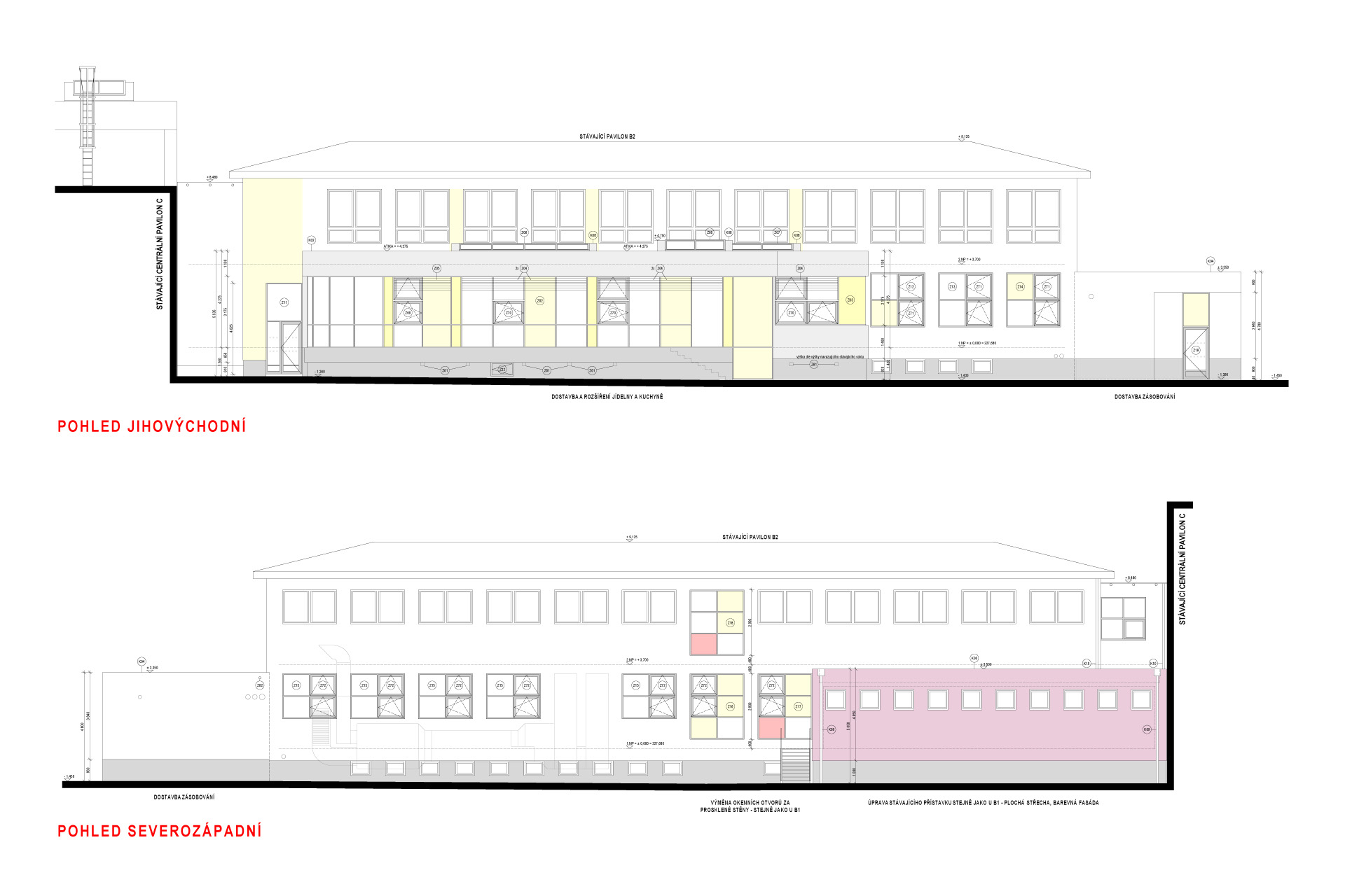 2024 - ZS Opatovice - Jidelna - V01 - Pohledy